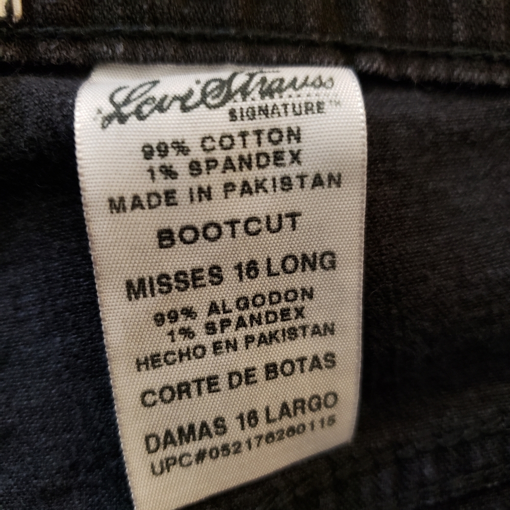 Boot Cut jeans Levi Strauss Signature| Size 16 - Picture 12 of 12